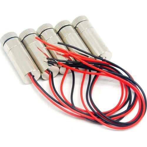 5pcs 30mW Focusable 980nm IR Infrared Dot Laser Diode Module 12x30mm DC3V-5V