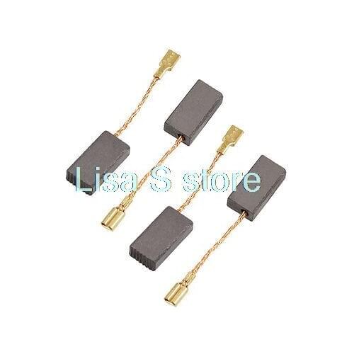 4pcs Electric Angle Grinder 15mm x 8mm x 5mm 3/5" x 5/16" x 1/5" Motor Carbon Brushes