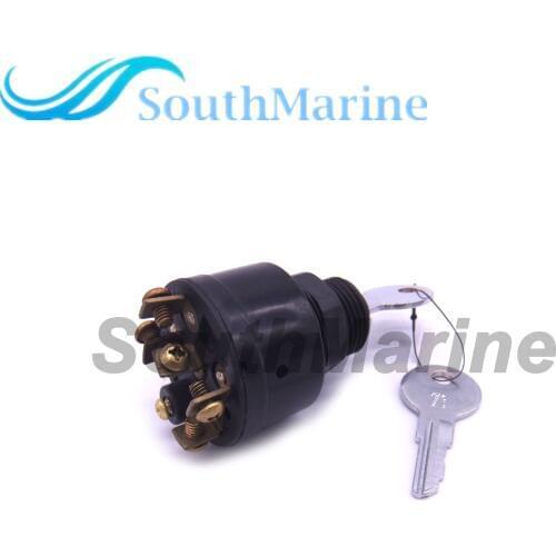 Boat Engine 87-88107 87-88107A5 Ignition Switch PUSH TO CHOKE for Mercury Marine Outboard Motor