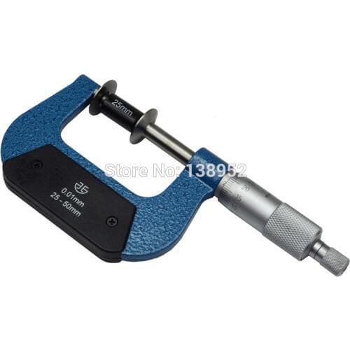 Xibei brand 25-50mm disk micrometer 0.004mm gear tooth micrometer Micrmetro