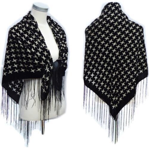 Limit Quantity 105*105 cm Silk Velvet Square Winter Scarf Women Plaid Bird Ladies Scarfs Pashminas Poncho Shawl For Loves