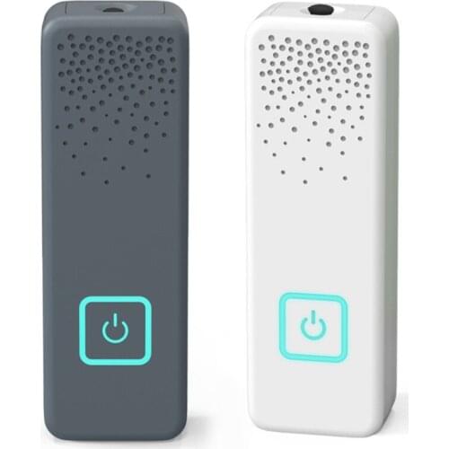 Air Purifier Necklace Negative Ion With Clips USB For PM 2.5 2Pcs