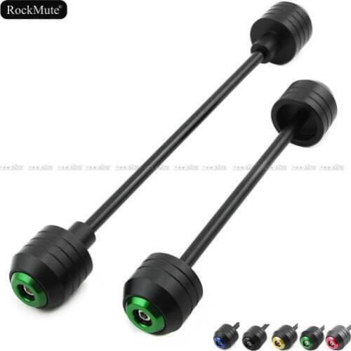 Front Rear Axle Wheel Fork Sliders For Kawasaki ZX-10R ZX10RR Ninja 2017-2019 Motorcycle Crash Protector Drop Falling Protection