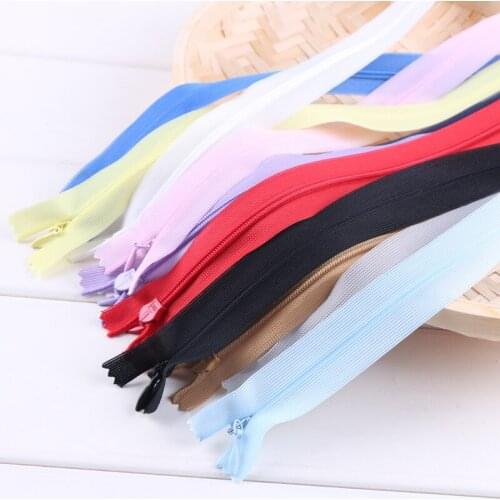 Practical Simple Smooth Invisible Zipper By The Half Yard For Clothing Sheet Quilt Cover Accessories Material