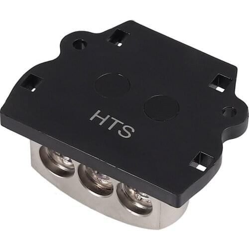 1 In 3 Out Car Power Distributor Block 4 AWG Deep Wire Recesses Wire Splitter