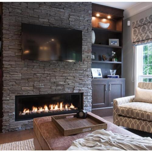 On sale 30 inch Smart remote control black or silver wifi intelligent fireplace ethanol