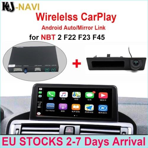 With Android Mirror Link AirPlay Car Play Function Wireless CarPlay For BMW Series NBT 2 F22 F23 F45 2011 - 2016 NBT System