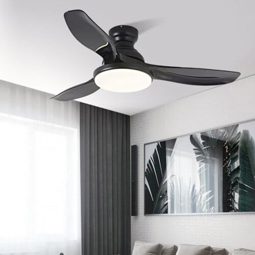 Modern LED Ceiling Fan Light Bedroom Living Dinning Room Home Lighting with Remote Control Lamp 3 Blade Fan Chandelier 220V 110V