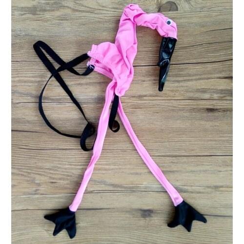 2017 gay For flamingly t thong Penis Sleeve eggs egg dd gay underwear narrow band jockstrap flamingo thongs