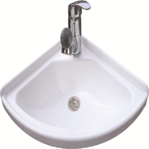 330*330*120mm Triangular White Acrylic Sink GR-Y330A Boat Caravan RV Camper