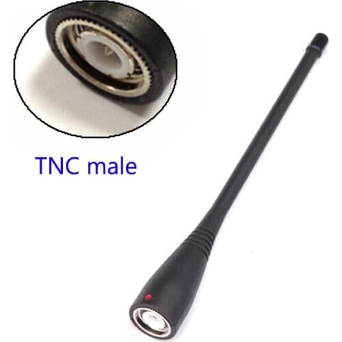 UHF 400-470 MHz Two Way Radio TNC male 433mhz Antenna For KENWOOD Radio TK378