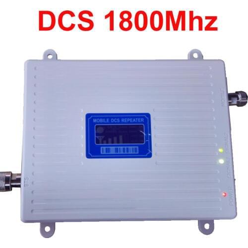 New model big power 30dbm gain 65dbi LCD display DCS 1800mhz mobile phone signal booster repeater DCS booster repeater amplifier