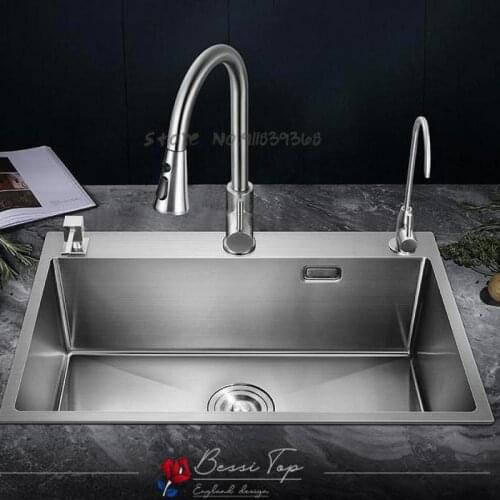 304 Stainless Steel Single Sink Kitchen Sink Thickened Sink Sink Sink Vegetable Sink