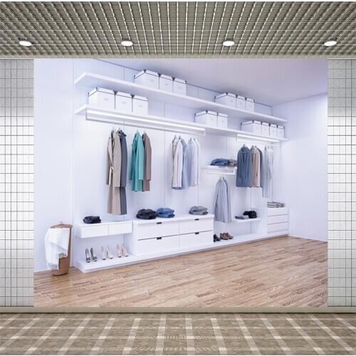 Lyavshi Modern Living Room Wardrobe Dressing Room Interior Photographic Background For Photo Studio Vinyl Photography Backdrop