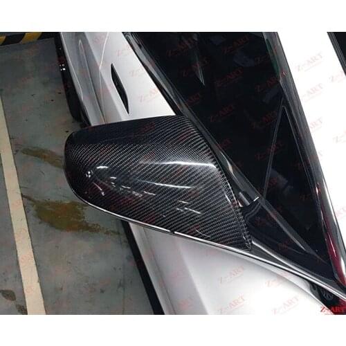 Z-ART for TESLA MODEL S carbon fiber Mirror cover for Tesla S carbon fiber mirror caps for Model S replacement mirror cover
