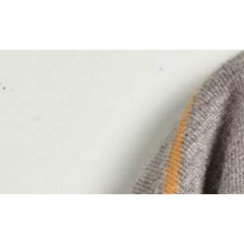 V-neck Sweater Women Letter Print Loose Long Sleeve Single Breasted Double Pockets Knit Cardigans Autumn Winter New 2020