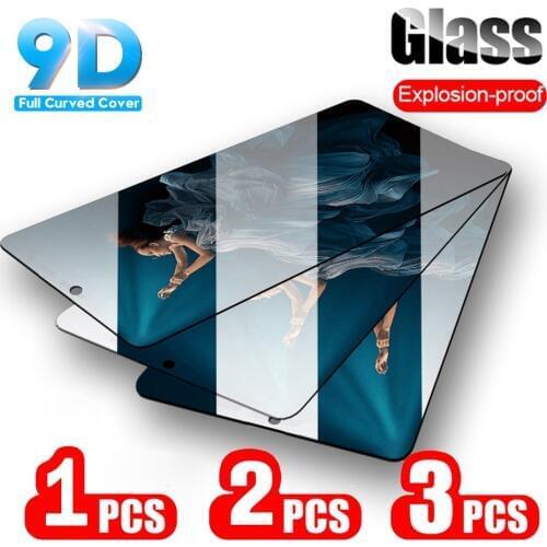 1/2/3 Pcs 9D Tempered Glass For Samsung Galaxy A50 A70 Fully Coated Cover For Samsung M20 M10 Screen Protector Toughened Glass