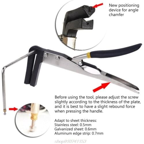 8CM Bending Plier Manual Sheet Strip Arc/Angle Bender Steel Plier Clamp Channel Letter Tools Penguin Plier J22 21 Dropship