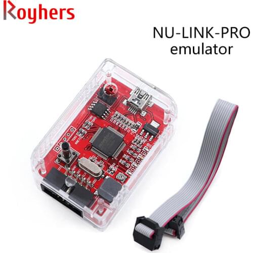 ARM Emulator Downloader Nuvoton Microcontroller Cortex-M Nu-Link Pro Double Buffer Interface Offline Voice Prompt 1Pcs