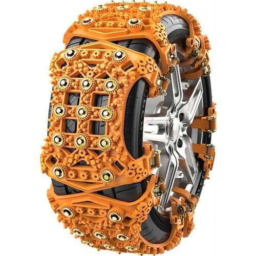 Car Snow Chain Durable TPU Anti-Skid Tire Traction Blocks Chains Wheel Tyre Cable Belt Winter Outdoor Emergency Accessory