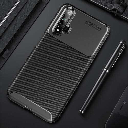 Carbon Fiber Case For Huawei Honor 20 Case Luxury Soft TPU Slim Silicone Cover for Honor 20 Bumper For Honor 20 Capa Funda