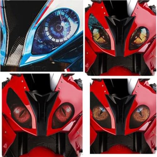 For BMW S1000RR HP4 2015 2016 2017 2018 Motorcycle Accessries 3D Front Fairing Headlight Sticker Guard Head light Stickers