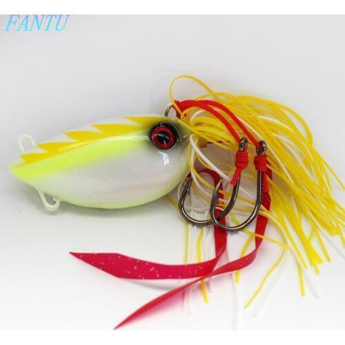FANTU 150g Sea Fishing Jig Head Lure Boating Fishing Jig Metal Baits Laser Plaing Trolls Fishing lures Tools