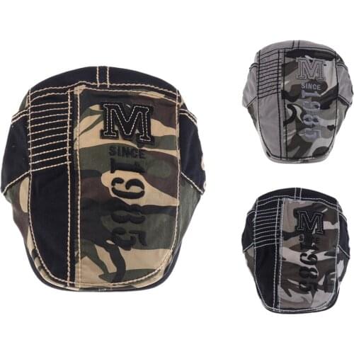 Mens Women Newsboy Outdoor Cap Peaked Hat Golf Drivers Director Cabbie Hat