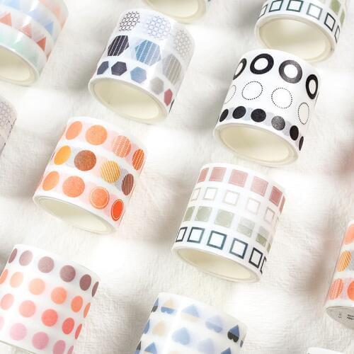 Love Dot Triangle Shape Washi Tape Adhesive Tape Diy Scrapbooking Sticker Label Craft Masking Tape