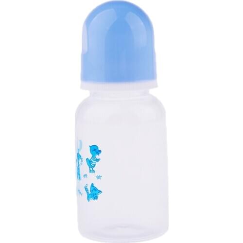 Prettyia Cartoon Feeding Bottle for Reborn Doll Newborn Baby Supplies Toy