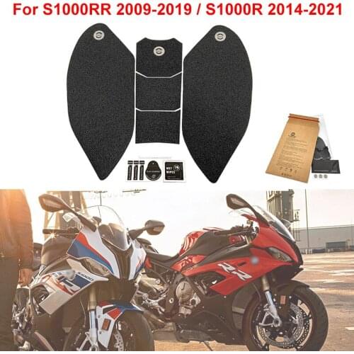 For BMW S1000RR 2009-2019 / S1000R 2014-2021 Tank Pads Gas Knee Traction Grip Protector PVC Motorcycle Accessories S1000 RR R