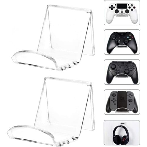 Wall Mount Game Controller Stand Holder for PS4 Controller Headphone Holder Universal Design Gamepad Holder