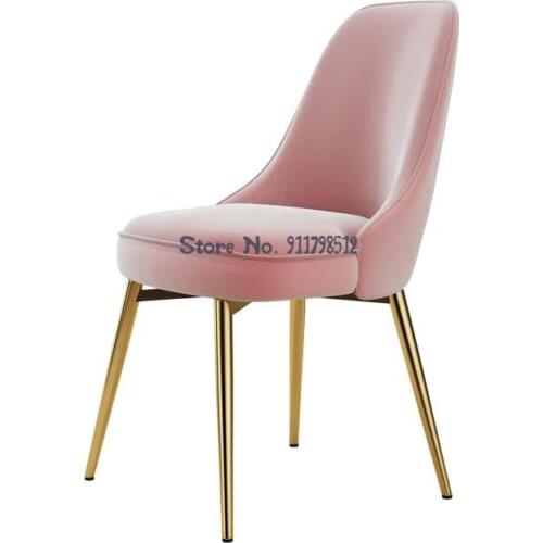 Nordic dining chair home ins net red dressing stool light luxury bedroom chair simple makeup chair nail back stool