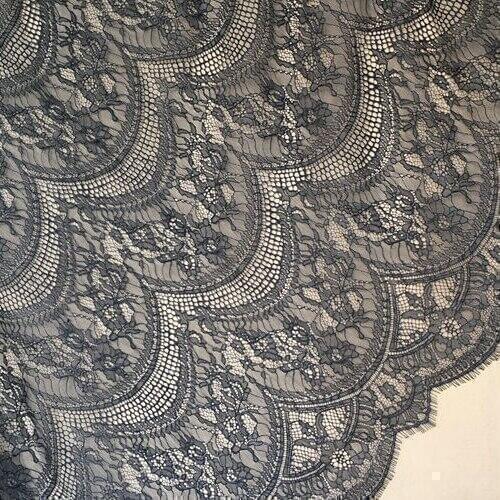 LASUI new 1.5m*3 m=1piece High-end Eyelash French Lace Fabric wedding veil dress skirt curtain decoration accessories C0260