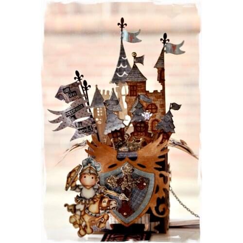 New Flag pole bunting metal Cutting Dies Stencils DIY Scrapbooking Paper/photo Cards Embossing Dies