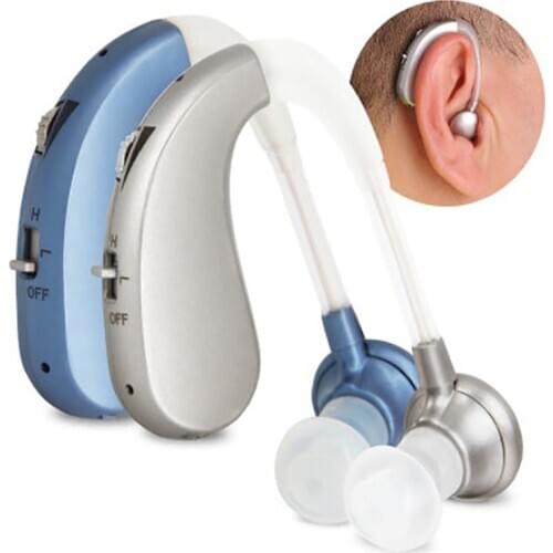 2020 New Rechargeable Mini Digital Hearing Aid Sound Amplifiers Wireless Ear Aids For Elderly Moderate To Severe Loss Dropship