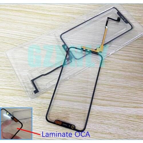 New (All ios Pass) 1Pcs For Apple iPhone X Xs Xsmax 11 11pro Max No Welding Touch Screen + OCA Glue Front Glass Panel Repairing