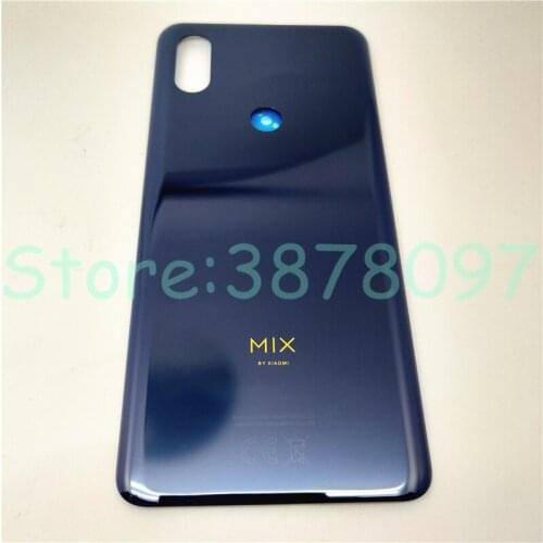 For Xiaomi Mi Mix 3 Original Ceramic Battery Back Cover Rear Housing Door Glass Cover Repair Spare Parts