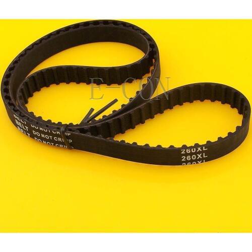 1pcs 260XL Timing Belt L039 130Teeth Width 0.39inch(10mm) XL Positive Drive Pulley for CNC Stepper Motor and Engraving Machine