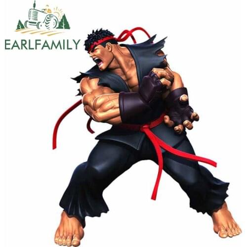 EARLFAMILY 13cm x 11.4cm for Ryu Poison Render Vinyl Car Stickers Laptop Surfboard Motorcycle Body for Car Waterproof Decal