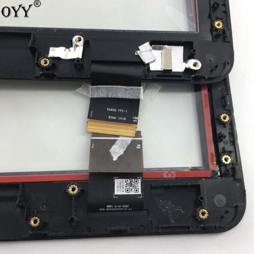 Used touch screen Digitizer Glass Sensor Replacement parts with frame 12.5'' For Asus T300FA 5680Q FPC-1 FP-ST125SI000AKM-02X