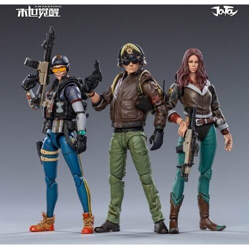 In Stock JOYTOY 1/18 Animation Awakening Team Anime Action Figures Model Collection Toys