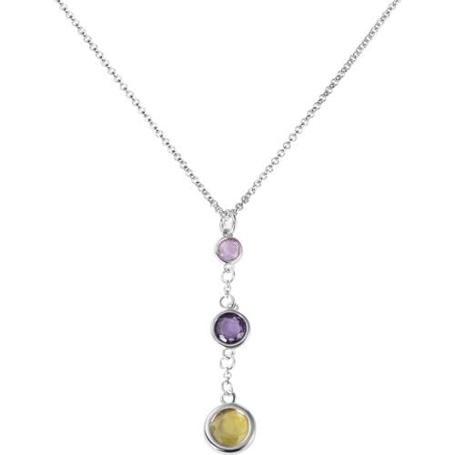 YSH new personalized 925 sterling silver 12-month birthstone pendant necklaces 2020 woman DIY custom jewelry gifts Free shipping