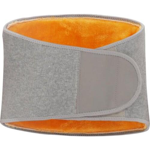 Winter Thicken Thermal Plush Waist Warmer Lumbar Support Belt Cozy Warm Abdominal Protector Stomach Body Wrap Band Back Brace