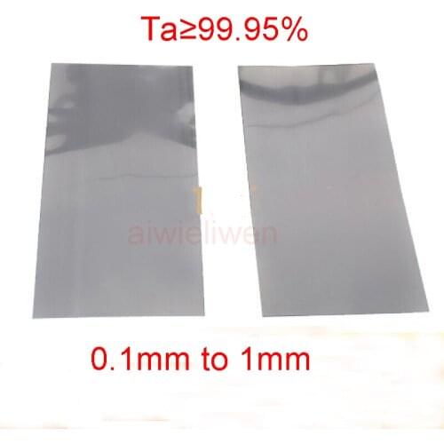 0.2 0.3 0.5 0.8 1mm Ta 99.95% High purity tantalum sheet Ta-dah foil Ta belt Tantalum plate Ta slab for experimental research