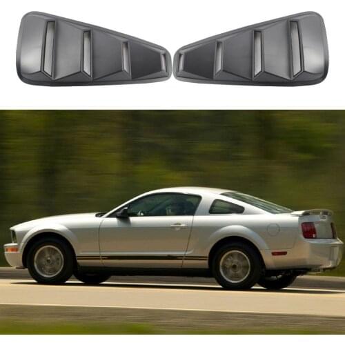 2Pcs Matte Black Side Window Louvers Durable Window Scoops Vent Cover for Ford Mustang 05-09 Детали экстерьера гранта лифтбек