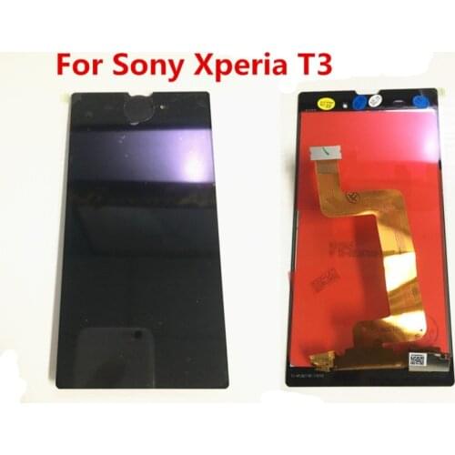 5.3 inch 100% Tested LCD Display Touch Screen Digitizer Assembly Without Frame Replacement Part For Sony Xperia T3 M50W