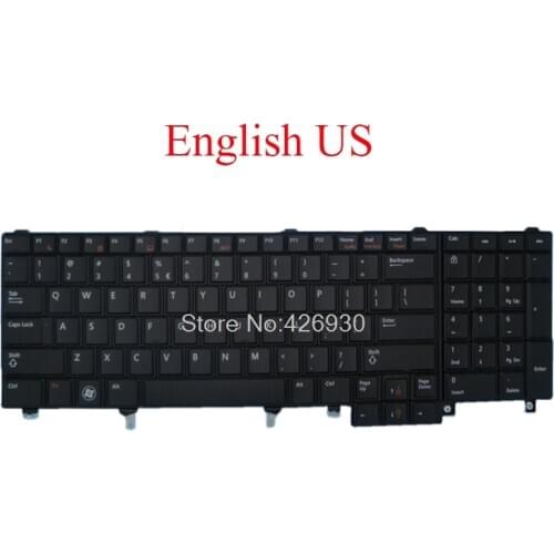 US Keyboard For DELL For Latitude E5520 E5520M E5530 E6520 E6530 For Precision M6700 M6600 M4800 M4700 M4600 English 0NR5MK