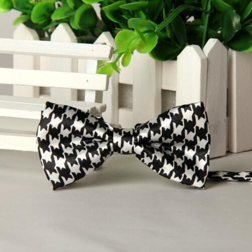 Bow tie boys Hot Sale 2014 New Bowties High Quality style Fashion Man Houndstooth Bow Ties Neckwear Wedding