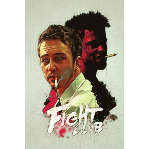 Lot style Choose Classic Movie fight club Art print Silk poster Home Wall Decor
